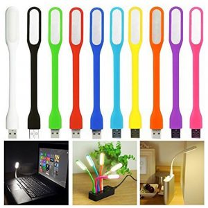 Mini USB LED Adjustable Flash Light For Mobile, Laptop / Smartphone / Desktop | Mini Micro / Type C USB Flexible OTG/USB Light Stick