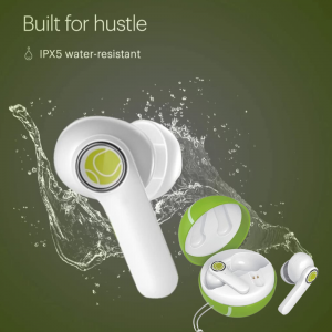 Buy Rock Music TWS Wireless Bluetooth Earbuds Headsets | 5.1 Earpods with ‎Sweatproof, Touch Sensor, Microphone Included, Fast Charging (Green)