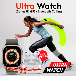 Buy (1st Copy) A!pple Premium Ultra (Series 8) Clone Smartwatch and Get Apple (Copy) AirPods [Pro] Absolutely Free* Limited Time Offer