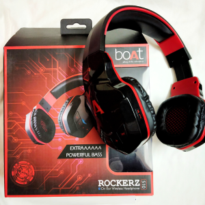 Buy BoAt Rockerz 510 Wireless Bluetooth Headphone / Headset with Mic (Black/Red)