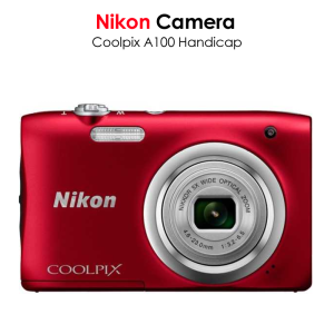 Buy Nikon A100 Digital Camera For Photoshoot | Nikon Coolpix A100 Point and Shoot 5x Zoom Handicap