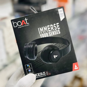 Buy BoAt Rockers 450 Bluetooth Headphone with 40mm Dynamic Driver & Upto 15 Hours Playback, 300 mah Battery (Matt Black)
