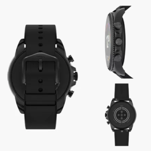 Buy Fossil Gen 6 Smartwatch | New Fossil Generation 6 Round Dial Black Silicone Smartwatch